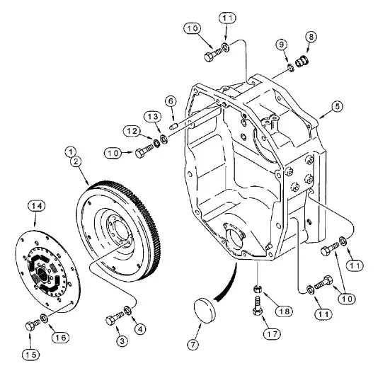 J934838 - маховик